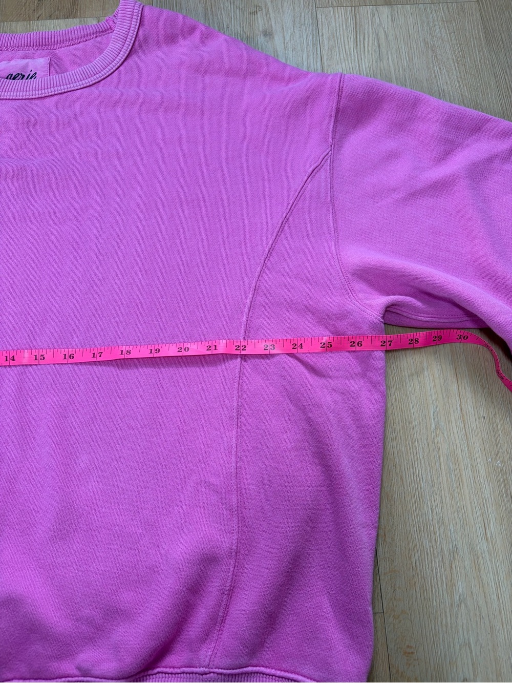 aerie Oversized Crewneck Sweatshirt in Pink - Picture 7 of 10